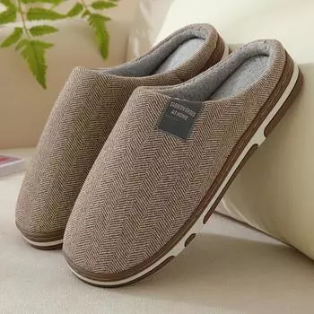 Мужские и женские мягкие плюшевые уютные домашние тапочки легкие дышащие нескользящие тапочки домашние тапочки осень и зима 36-37 розовый