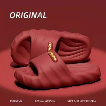 Мужские и женские однотонные дышащие толстые тапочки с открытым носком, удобные нескользящие прочные мягкие тапочки из ЭВА, летняя домашняя обувь для мужчин и женщин 36-37 зелёный