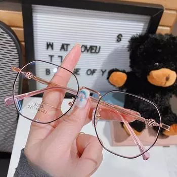 Мужские и женские оптические очки с большой оправой с градиентом и оптическими очками для близорукости, оправа для очков, многоугольная винтажная оправа для очков