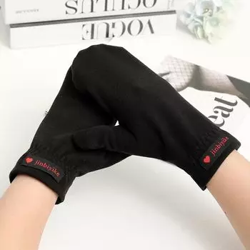 Мужские и женские осенне-зимние тонкие бархатные чехлы на ручки, теплые перчатки, мотоциклетные, для вождения, парные, универсальные, велосипедные, ветрозащитные, для электромобиля Black All yards