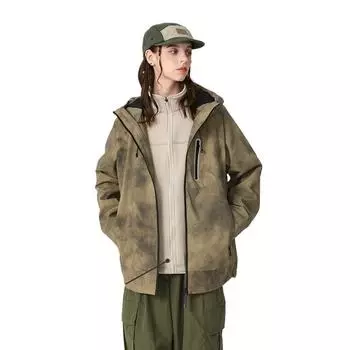 Мужские и женские осенние и зимние походные костюмы, функциональные ветрозащитные куртки с капюшоном S