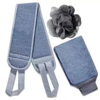 Мужские и женские отшелушивающие перчатки полотенце банный мяч губка скруббер глубокая очистка массажное полотенце для тела оттягивающее назад банные принадлежности Bath ball