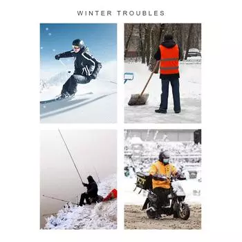 Мужские и женские перезаряжаемые электрические перчатки с подогревом, зимние теплые для езды на велосипеде, охоты, мотоцикла, пешего туризма, катания на лыжах, спорта на открытом воздухе, работы красный