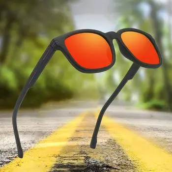 Мужские и женские поляризационные солнцезащитные очки, модные очки для вождения, солнцезащитные очки для занятий спортом на открытом воздухе