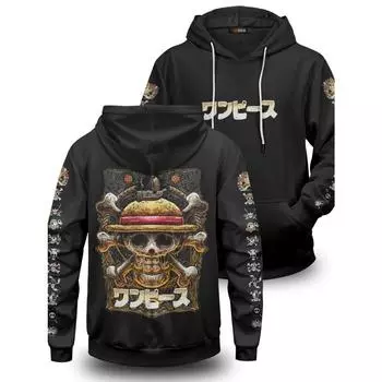 Мужские и женские повседневные хлопковые толстовки с капюшоном, пуловер, толстовка с принтом, спортивная одежда, унисекс с капюшоном M чёрный