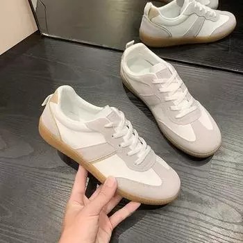 Мужские и женские повседневные кроссовки на весну и осень. Новые женские этические тренировочные туфли. Повседневная весенняя обувь на плоской подошве для женщин. 35
