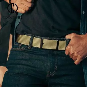 Мужские и женские ремни, нейлоновые лямки, армейская поясная ткань, тактический военный повседневный дизайнерский холст, джинсовый ремень, ремень высокого качества HB076 125cm