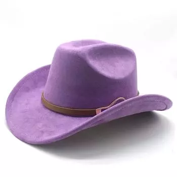 Мужские и женские рыцарские шляпы, фетровая шляпа с одним словом, регулируемая верхняя горбушка, ковбойские шляпы в стиле вестерн M56-59cm