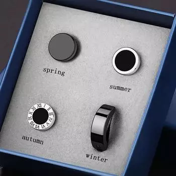 Мужские и женские серьги из титановой стали высшего качества – не выцветают, простой и стильный комплект