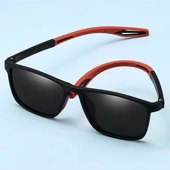 Мужские и женские солнцезащитные очки в стиле ретро Tr90, модные гибкие солнцезащитные очки для спорта на открытом воздухе, винтажные солнцезащитные очки UV400 с солнцезащитными очками для верховой езды, вождения