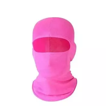 Мужские и женские спортивные головные уборы, велосипедные шапки, лыжные маски, подшлемники, капюшоны, утеплители для головы, устойчивые к ультрафиолетовому излучению розовый