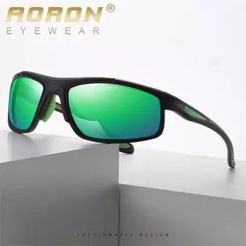 Мужские и женские спортивные солнцезащитные очки для рыбалки и бега, модные поляризационные солнцезащитные очки TR в оправе, красочные очки ночного видения, солнцезащитные очки для вождения на открытом воздухе