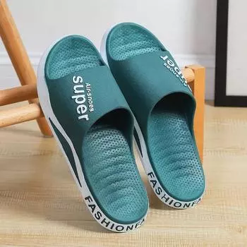 Мужские и женские спортивные тапочки. Летняя уличная одежда. Домашняя обувь. Нескользящие износостойкие пляжные сандалии. Тапочки для ванной комнаты. Тапочки на мягкой подошве. 36-37 белый