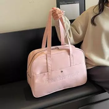 Мужские и женские сумки через плечо большой вместимости, простые портативные школьные сумки, студенческие компьютерные сумки белый