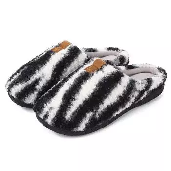 Мужские и женские тапочки из хлопка с простым леопардовым принтом, зимние, впитывающие пот, нескользящие, для жизни в помещении 36-37 серый