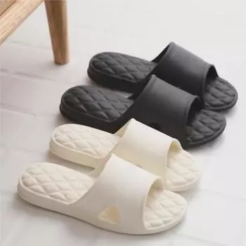 Мужские и женские тапочки из ЭВА с мягкой подошвой для дома и улицы, весна и лето 37-38 зелёный