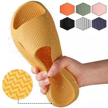 Мужские и женские тапочки, легкие, удобные, мягкие тапочки с открытым носком для внутреннего бассейна, тренажерного зала, пляжа 36-37