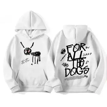 Мужские и женские толстовки с капюшоном Drake Rapper, новый альбом All Dogs, графические толстовки с капюшоном S белый