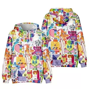 Мужские и женские толстовки с капюшоном с рисунком в виде блоков, уличная одежда в стиле Харадзюку, повседневные толстовки с капюшоном с принтом XS