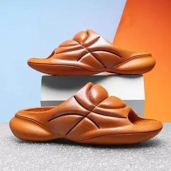 Мужские и женские уличные домашние тапочки, шлепанцы в баскетбольном стиле, мужские пляжные сандалии на толстой мягкой подошве, мужская повседневная обувь, тапочки, сандалии 47