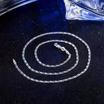 Мужские и женские ювелирные изделия серебряного/золотого цвета, ожерелье, кубинская цепочка, свадебный подарок 40cm золотой