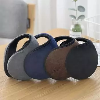 Мужские и женские ветрозащитные наушники, защитные утеплители для ушей, утолщенные плюшевые зимние теплые флисовые наушники, утеплители для велоспорта, мягкие наушники