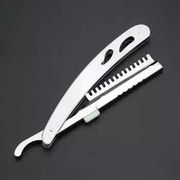 Мужские инструменты для бритья парикмахерские лезвия для волос антикварные складные бритвенные ножи из нержавеющей стали прямые 12cm