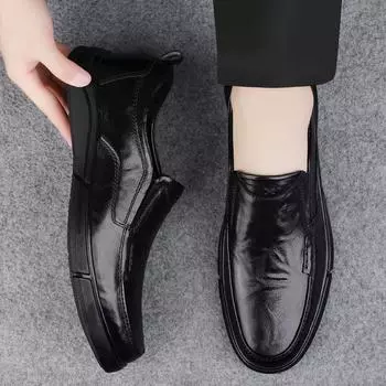Мужские итальянские кожаные туфли, роскошные брендовые мужские туфли, натуральная кожа, мужские туфли 2024 года, новинка 37 чёрный
