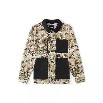 Мужские камуфляжные куртки Vans Work Weird Patchwork с карманным воротником VN0A4MLJW09 M