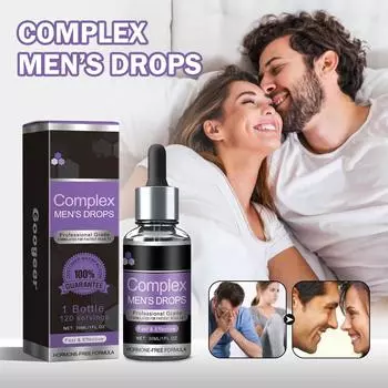 Мужские капли, Мужские капли полной силы, Капли для сильных мужчин, Мужские капли Великобритания, Мужские капли 30 мл One Size