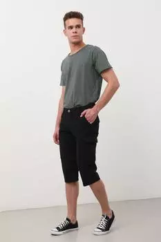 Мужские капри Estefan Cargo Pocket, черные