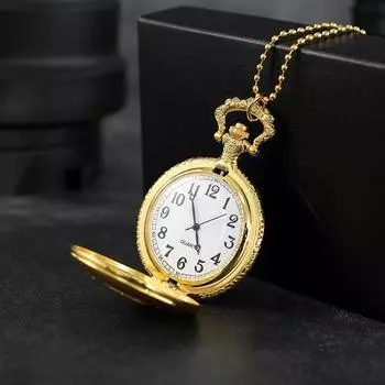 МУЖСКИЕ карманные часы из сплава кварцевые часы модные часы с цепочкой и ожерельем