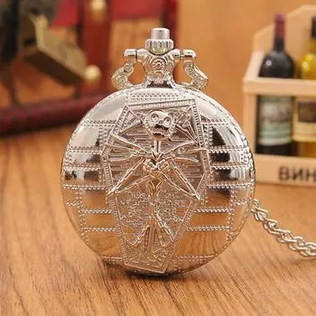 Мужские карманные часы, винтажные бронзовые карманные часы, скелет, предрождественские кварцевые карманные часы, цепочка, подарок для мужчин и женщин