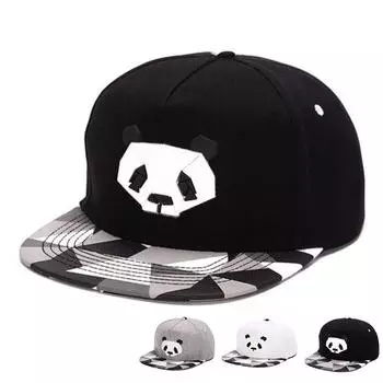 Мужские кепки с пандой, женские модные регулируемые бейсболки, повседневные бейсболки, баскетбольные кепки чёрный