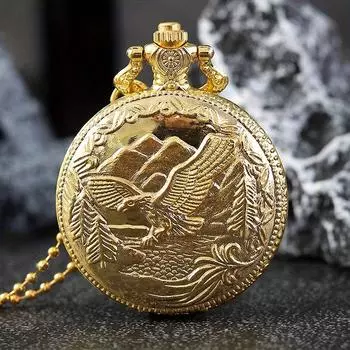 Мужские классические часы, винтажные карманные часы с ожерельем-цепочкой для мужских карманных часов, идеальный выбор для подарков мужчинам