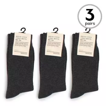 Мужские классические классические носки, 3 пары (темно-зеленые) NG 26-28cm