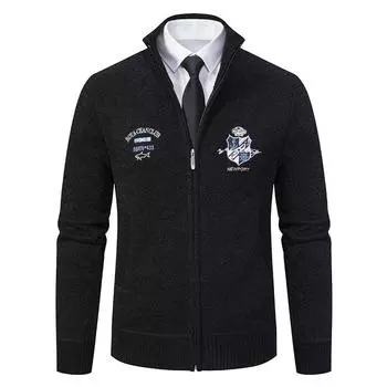 Мужские классические мягкие вязаные кардиганы Cosy Up 3XL бежевый