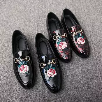 Мужские классические оксфорды в деловом стиле на плоской подошве, повседневная кожаная обувь, обувь для вождения, лоферы в итальянском стиле 38 чёрный