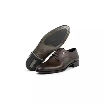 Мужские классические туфли дерби из натуральной кожи