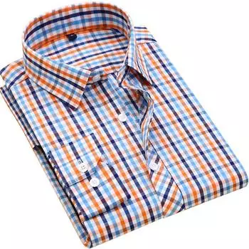 Мужские клетчатые повседневные рубашки для мужчин, цветные, модные, стильные, мужская одежда Asian Size S