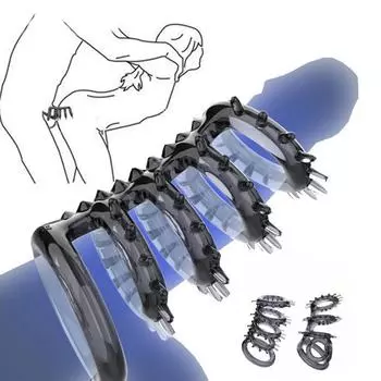 Мужские кольца для пениса, связывание яичка, задержка эякуляции, секс-игрушки для мужчин, пары, флирт, игры для взрослых, мягкие многоразовые A