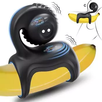 Мужские кольца для пениса, вибрирующее кольцо для пениса для мужчин, задержка эякуляции, стимулятор эрекции, массажер, взрослые секс-игрушки для пар