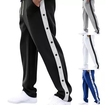 Мужские комбинезоны, повседневные брюки с несколькими карманами и завязками, походные брюки, хлопковые саржевые брюки L чёрный