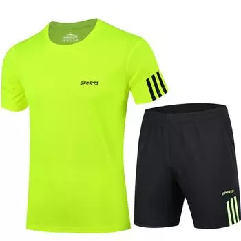 Мужские комплекты из двух предметов больших размеров M -9xl, спортивный костюм, комплект спортивной одежды L зелёный