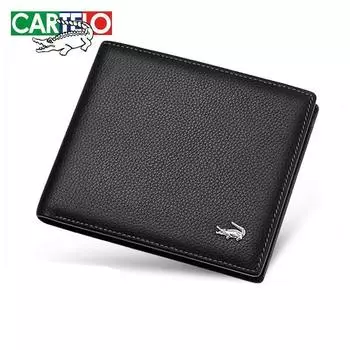 Мужские кошельки из натуральной кожи CARTELO, кошелек, сумка для денег, модный мужской кошелек, визитница, кошелек для монет, мужские 11.5X2X9.8cm