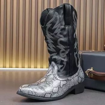 Мужские кожаные ботинки большого размера, осенне-зимние, новые мужские кожаные ботинки, модные высокие кожаные ботинки, трендовые повседневные кожаные ботинки 38