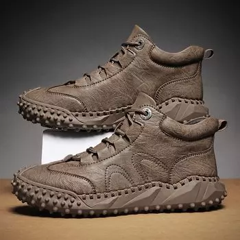 Мужские кожаные ботинки martin, высокие хлопковые ботинки 39