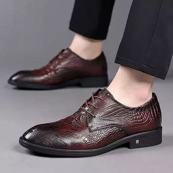 Мужские кожаные туфли из черной мягкой кожи с мягкой подошвой, натуральная кожаная обувь для мужчин, элегантная, повседневная, деловая, роскошная, социальная, мужская обувь 38 чёрный