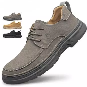 Мужские кожаные туфли ручной работы на шнуровке, деловые туфли, повседневные кроссовки, прогулочная обувь 39 чёрный