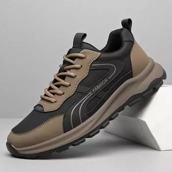 Мужские кожаные туфли с мягкой подошвой Мужская обувь для спорта и отдыха на открытом воздухе Мужская дорожная обувь Модная мужская обувь 38-44 38 серый